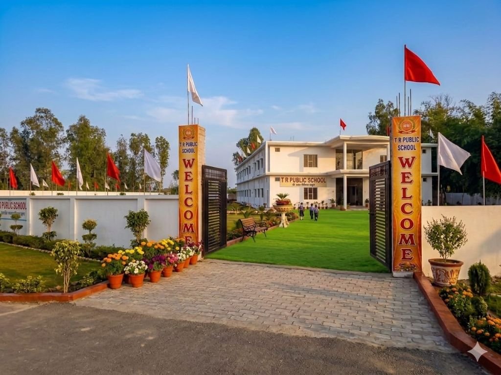 T.R. Public School Welcome Gate